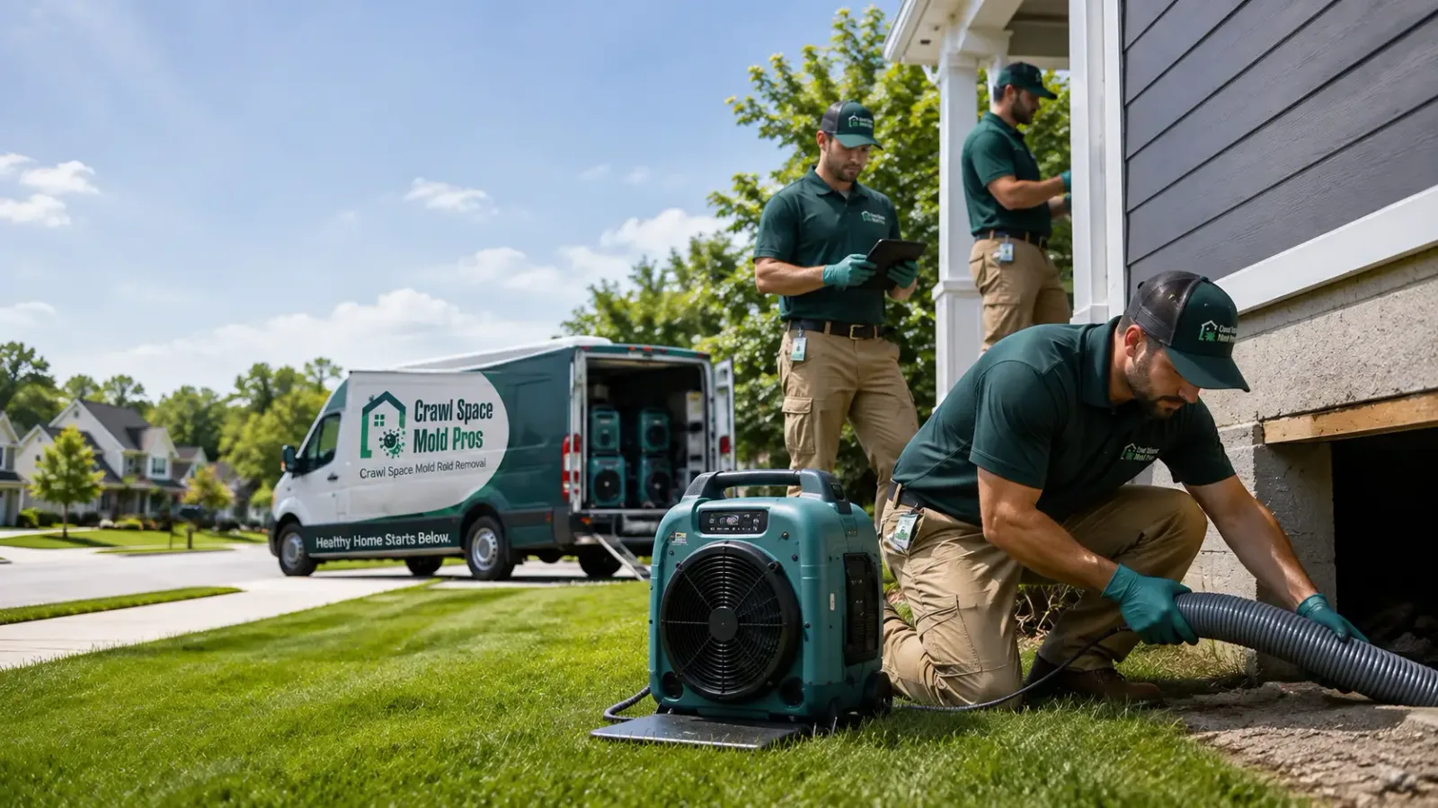 Crawl Space Mold Removal in Buckingham, IA